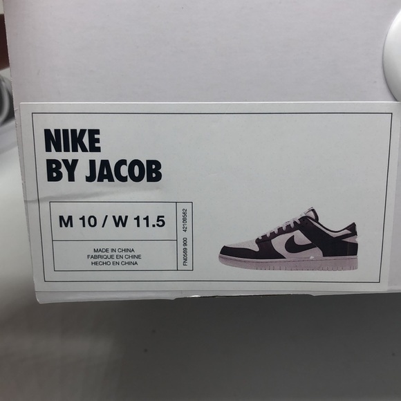 Mens Nike Low Dunk NBY White/Black FN0569-900 New with box no lid - Picture 2 of 8